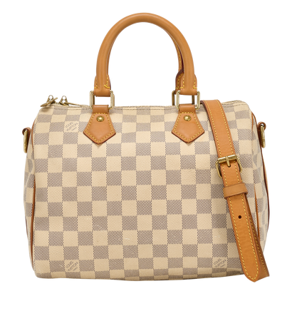 Speedy Bandouliere 25, &pound;650, Handbags, Cream, Canvas, Front view